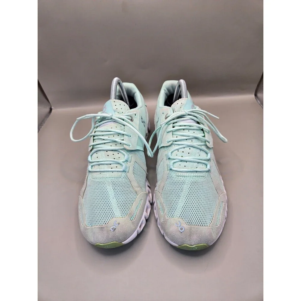 On Cloud 6 Shoes Women's 10 Mineral Ice Road Running Athletic Workout Sneakers